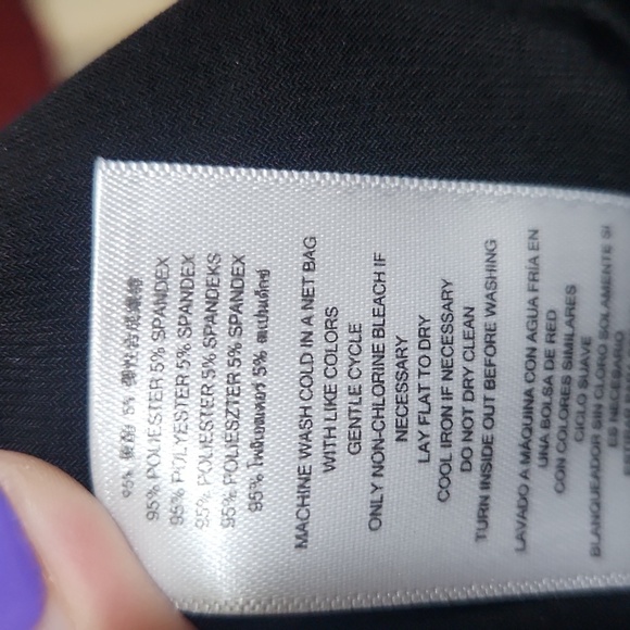 Michael Kors SZ L Black Blouse - Picture 6 of 6